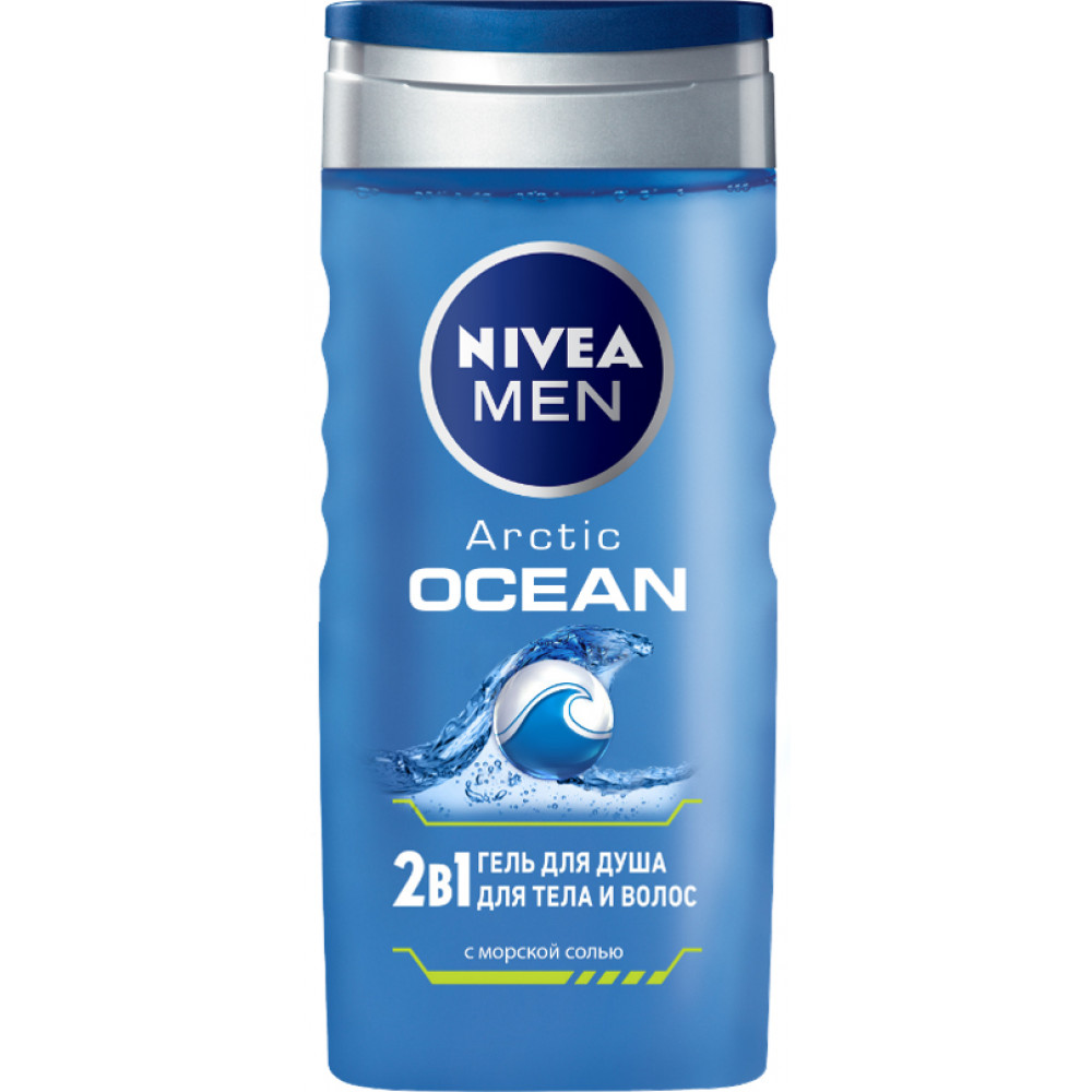 Гель для душа Nivea для тела и волос Arctic Ocean 2в1 250 мл