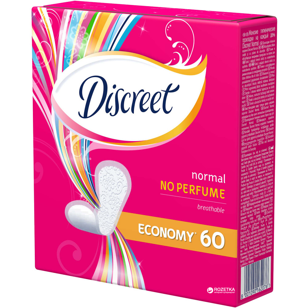 Ежедневные гигиенические прокладки Discreet Normal 60 шт