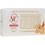  
Традиционное хозяйственное мыло "72%", с глицерином, 180 г Невская косметика