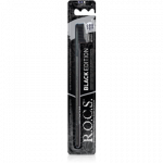  
R.O.C.S. Зубная щетка Black Edition Classic, средняя жесткость, цвет черный