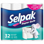 Туалетная бумага Selpak трехслойная 18.6 м 32 рулона