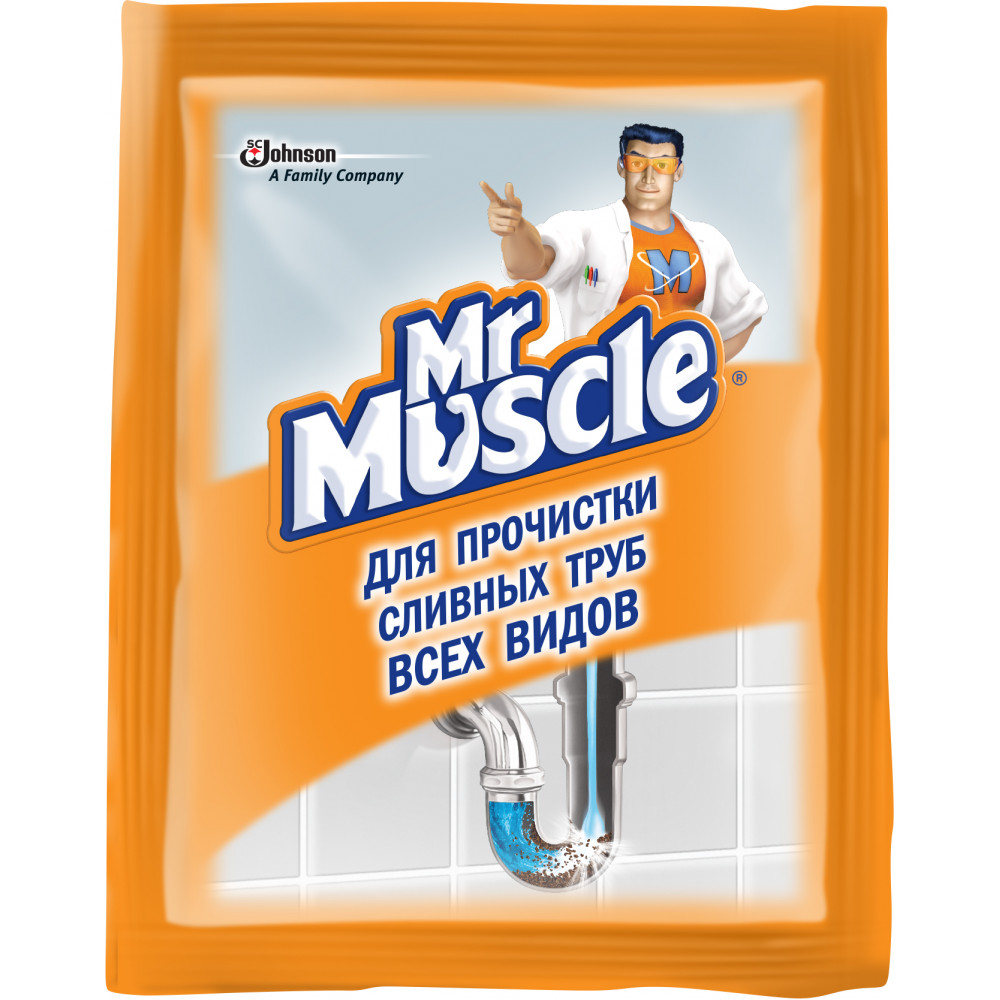 Гранулы для прочистки труб Mr Muscle 70 г 
