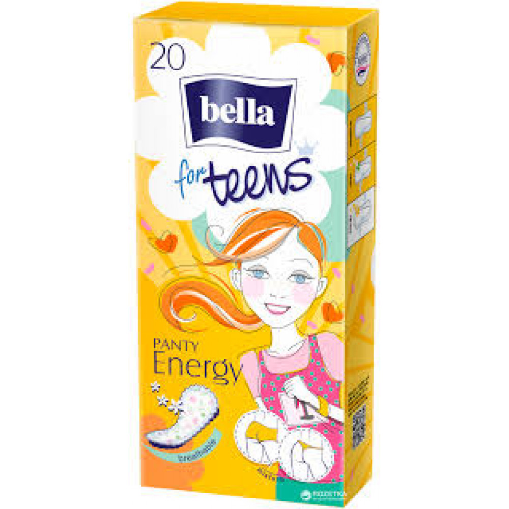 Ежедневные гигиенические прокладки Bella for Teens: Ultra Energy 20 шт