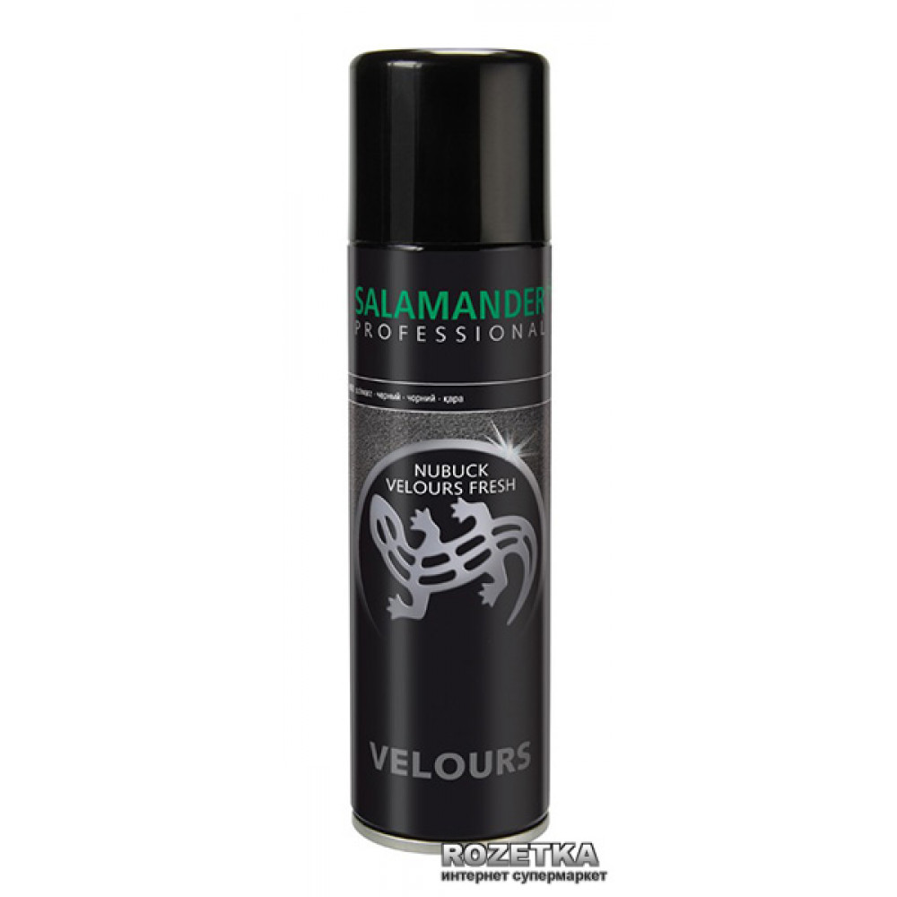 Аэрозоль Salamander Professional Nubuсk Velours Fresh  250 мл Черный