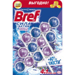  
Чистящее средство для унитаза Bref Сила-Актив Свежесть Лаванды 3х50г