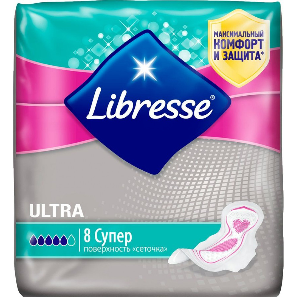 Гигиенические прокладки Libresse Ultra Super Dry 8 шт