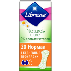 Прокладки LIBRESSE Natural Care Pantyliners Normal 20 шт