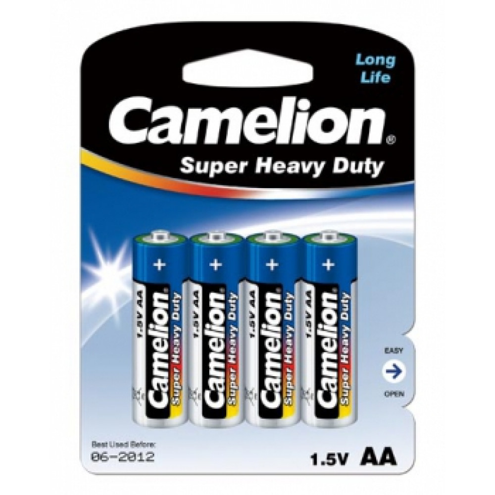 Батарейки Camelion  AA 4 st super heavy duty  