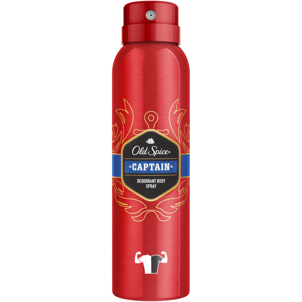 Дезодорант-антиперспирант Old Spice Captain аэрозольный 150 мл