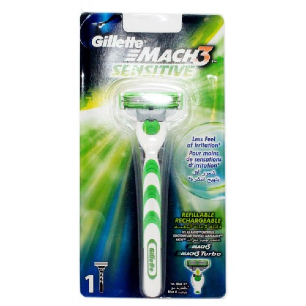 Станок для бритья Gillette mach3 sensitive