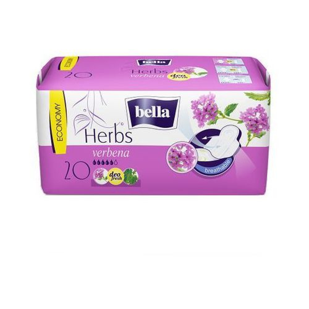 Прокладки Bella herbs verbena 20 шт