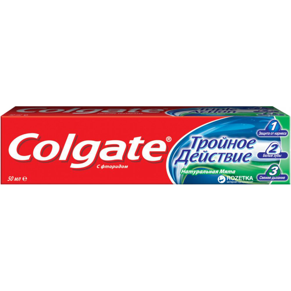 Зубная паста Colgate Тройное действие 50 мл