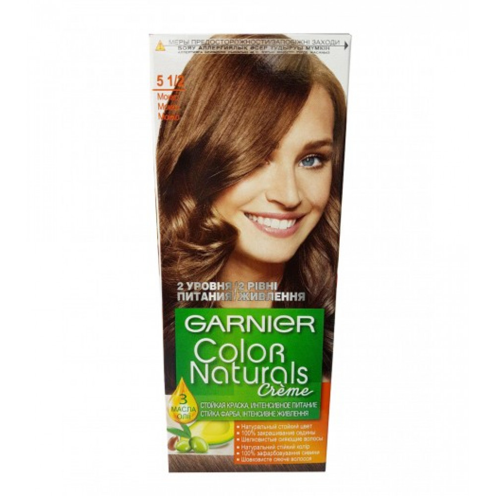 КРЕМ-КРАСКА ДЛЯ ВОЛОС "GARNIER COLOR NATURALS CREME" 5 1/2 МОККО 110МЛ