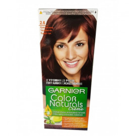 КРЕМ-КРАСКА ДЛЯ ВОЛОС "GARNIER COLOR NATURALS CREME" 2.6 КРАСНАЯ НОЧЬ 110МЛ