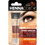 СТОЙКАЯ КРЕМ-КРАСКА ДЛЯ БРОВЕЙ И РЕСНИЦ HENNA COLOR, ЦВЕТ ЧЕРНЫЙ 