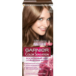 Garnier Стойкая крем-краска для волос "Color Sensation, Роскошь цвета", оттенок 6.0, Роскошный темно-русый, 110 мл