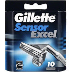 Gillette Sensor Excel сменные кассеты для станка\бритвы (упак 10 шт)