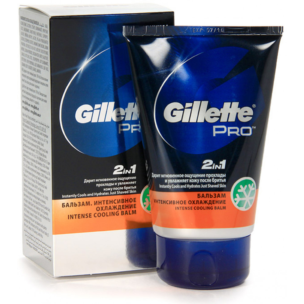 Gillette Бальзам после бритья Интенсивное охлаждение, 100мл