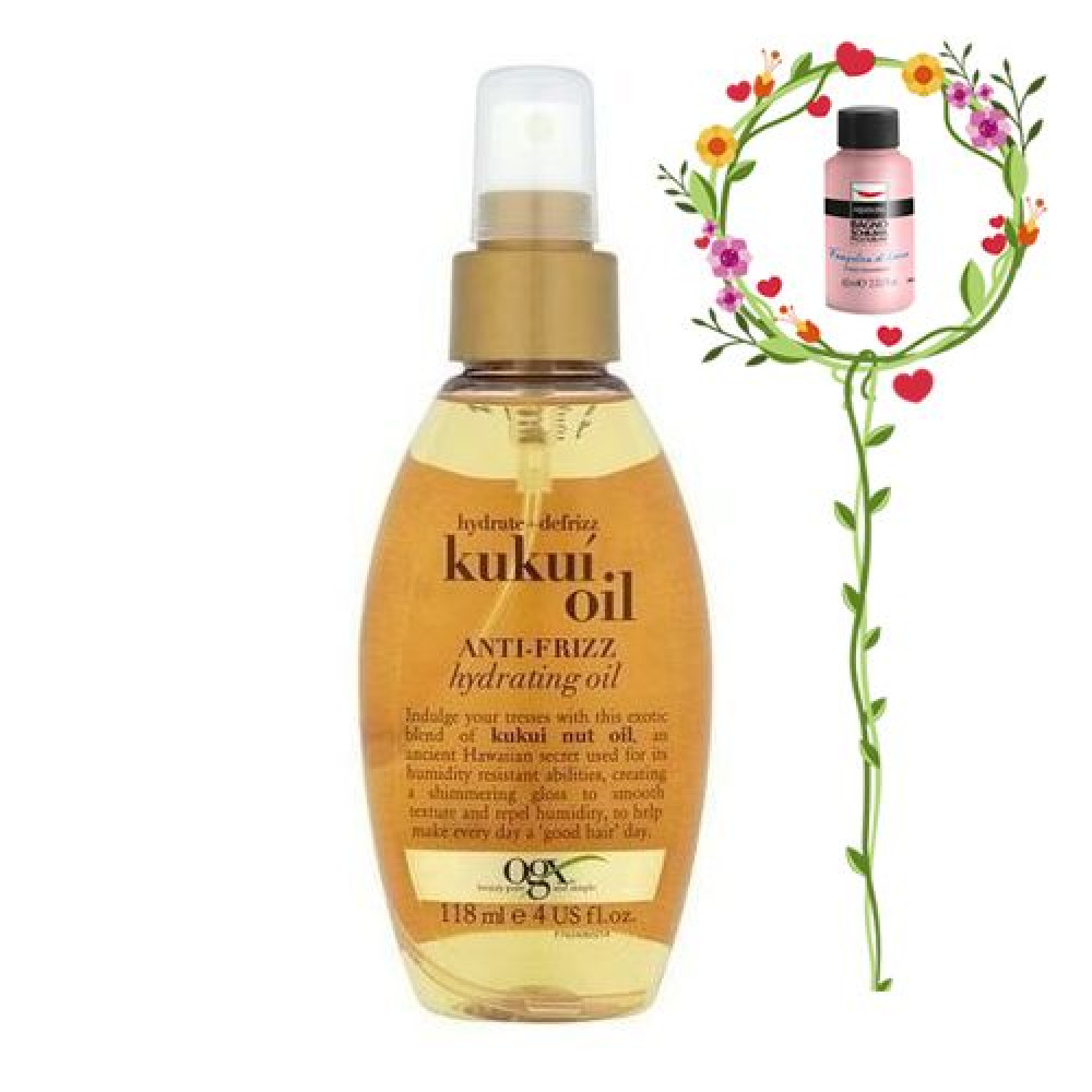 Масло для волос ORGANIX KUKUI OIL ANTI-FRIZZ HYDRATING OIL 118ML