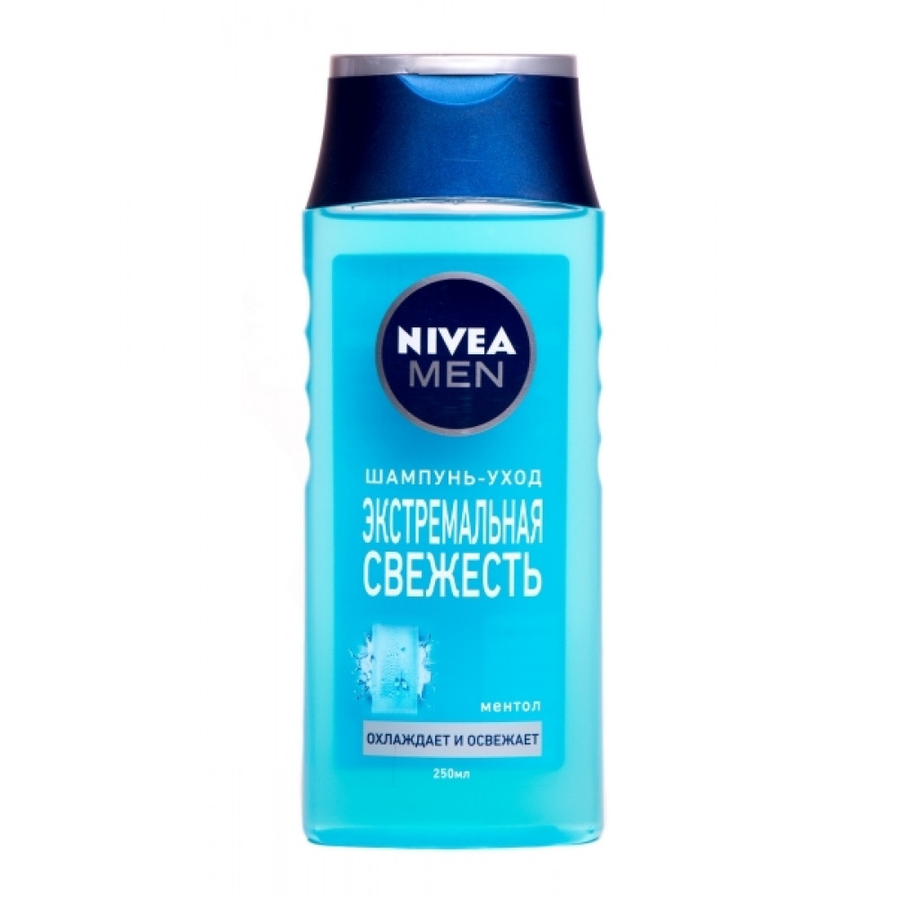 Характеристики Шампунь для мужчин Nivea Экстремальная свежесть 250 мл