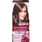Garnier Стойкая крем-краска для волос "Color Sensation, Роскошь цвета", оттенок 6.12, Сверкающый Холодный Мокко, 110 мл