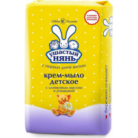 Ушастый нянь Крем-мыло детское с оливковым маслом и ромашкой 90 г