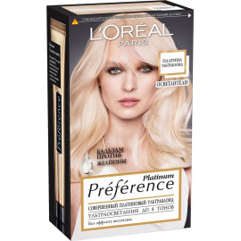 L'Oreal Paris Стойкая краска для волос "Preference, Платина Ультраблонд", 8 тонов осветления