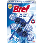 ТУАЛЕТНЫЙ БЛОК BREF COLOR-AKTIV С ХЛОР-КОМПОНЕНТОМ, 2X50Г