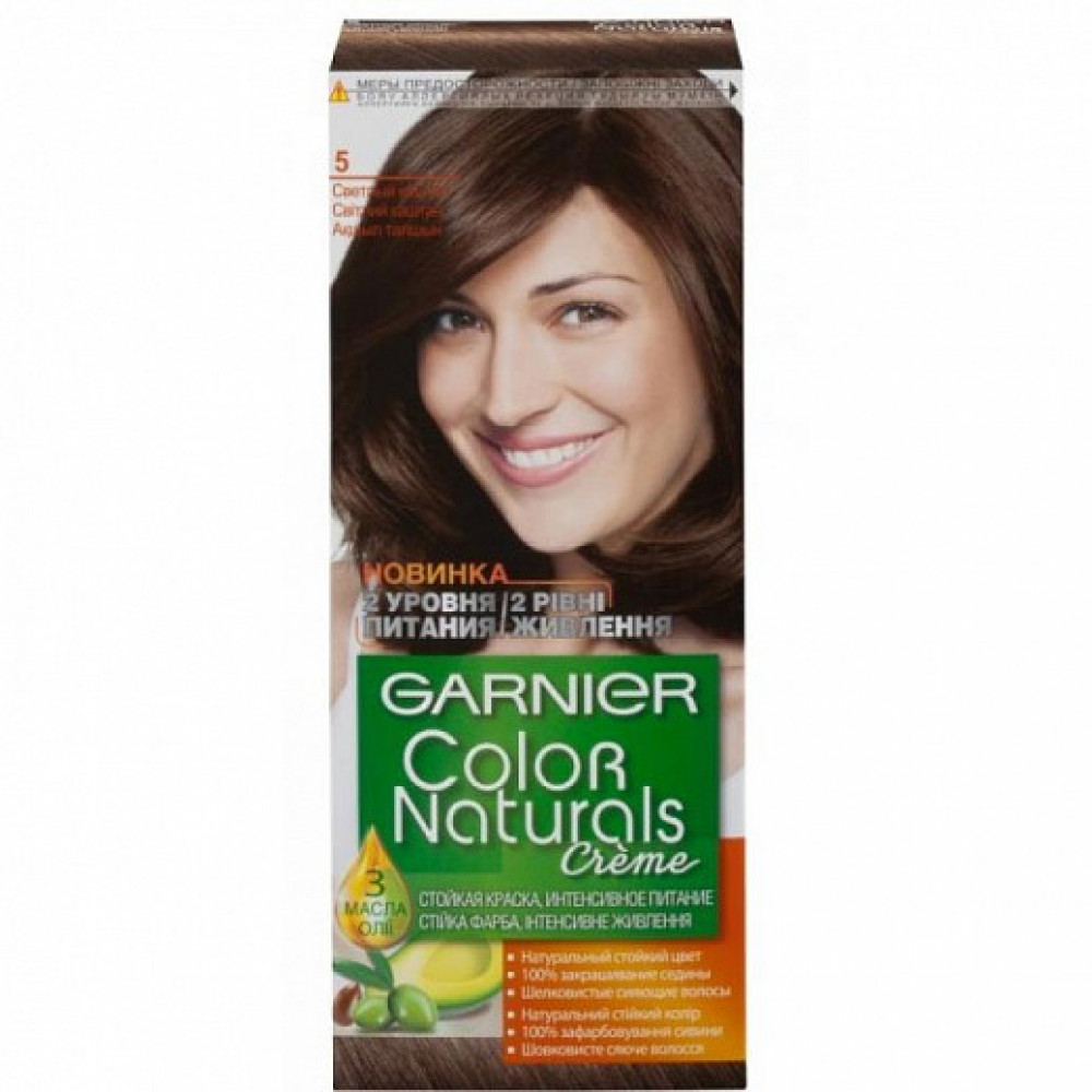 Garnier краска Светлый каштан 5