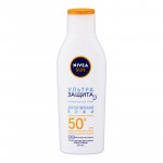 СОЛНЦЕЗАЩИТНЫЙ ЛОСЬОН ДЛЯ ЧУВСТВИТЕЛЬНОЙ КОЖИ SPF50+ УЛЬТРА ЗАЩИТА SUN NIVEA 200МЛ
