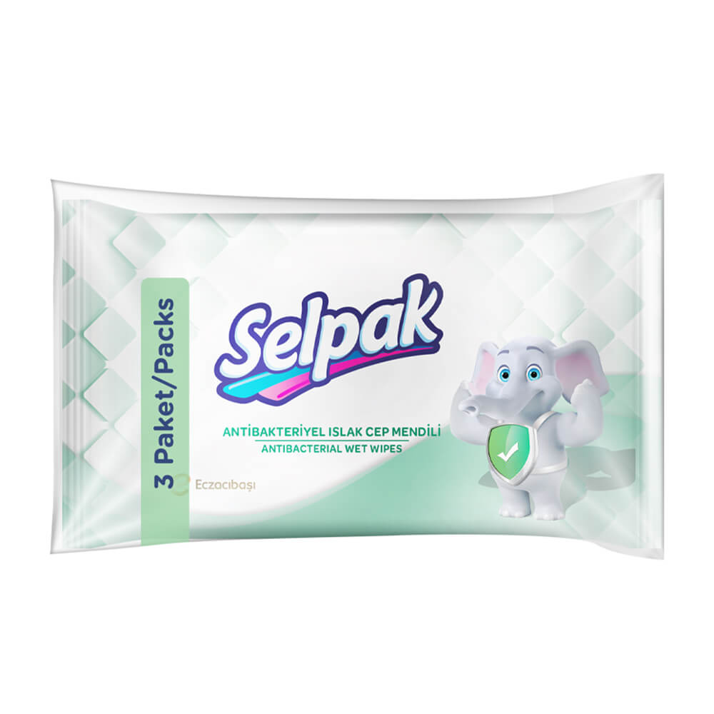 Selpak антибактериальные салфетки