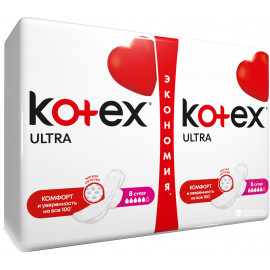 Гигиенические прокладки Кotex Ultra Dry Super 16 шт