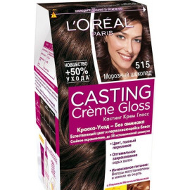 L" Oreal Paris Краска-уход без аммиака 515 Морозный шоколад Кастинг Крем Глосс Casting Creme Gloss Цвет: 515 Морозный шоколад, Объем: 160 мл