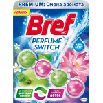 Туалетные блоки для унитаза Bref Смена аромата Яблоко-Лотос