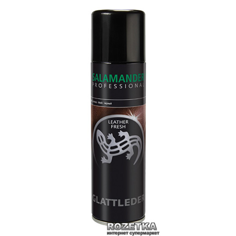 Аэрозоль для гладкой кожи Salamander Professional Leather Fresh 673433 250 мл Черный
