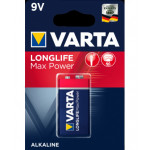 ALKALINE BATTERY 9V 6LR61 LONGLIFE MAX POWER VARTA