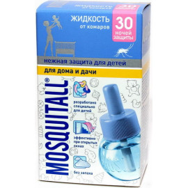 Средство от насекомых "MOSQUITALL" жидкость 30 ночей "нежная защита для детей" от комаров 1 шт