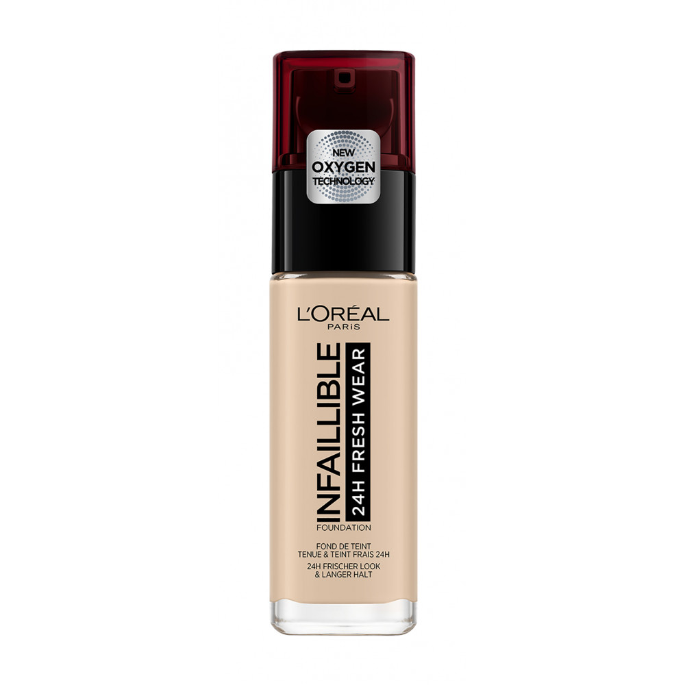 Тональная основа L'Oreal Paris Infallible 24h Stay Fresh Foundation 020 (Цвет 020 Слоновая кость variant_hex_name E2C6AB)