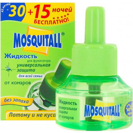 Жидкость для фумигатора Mosquitall от комаров Универсальная Защита 45 ночей