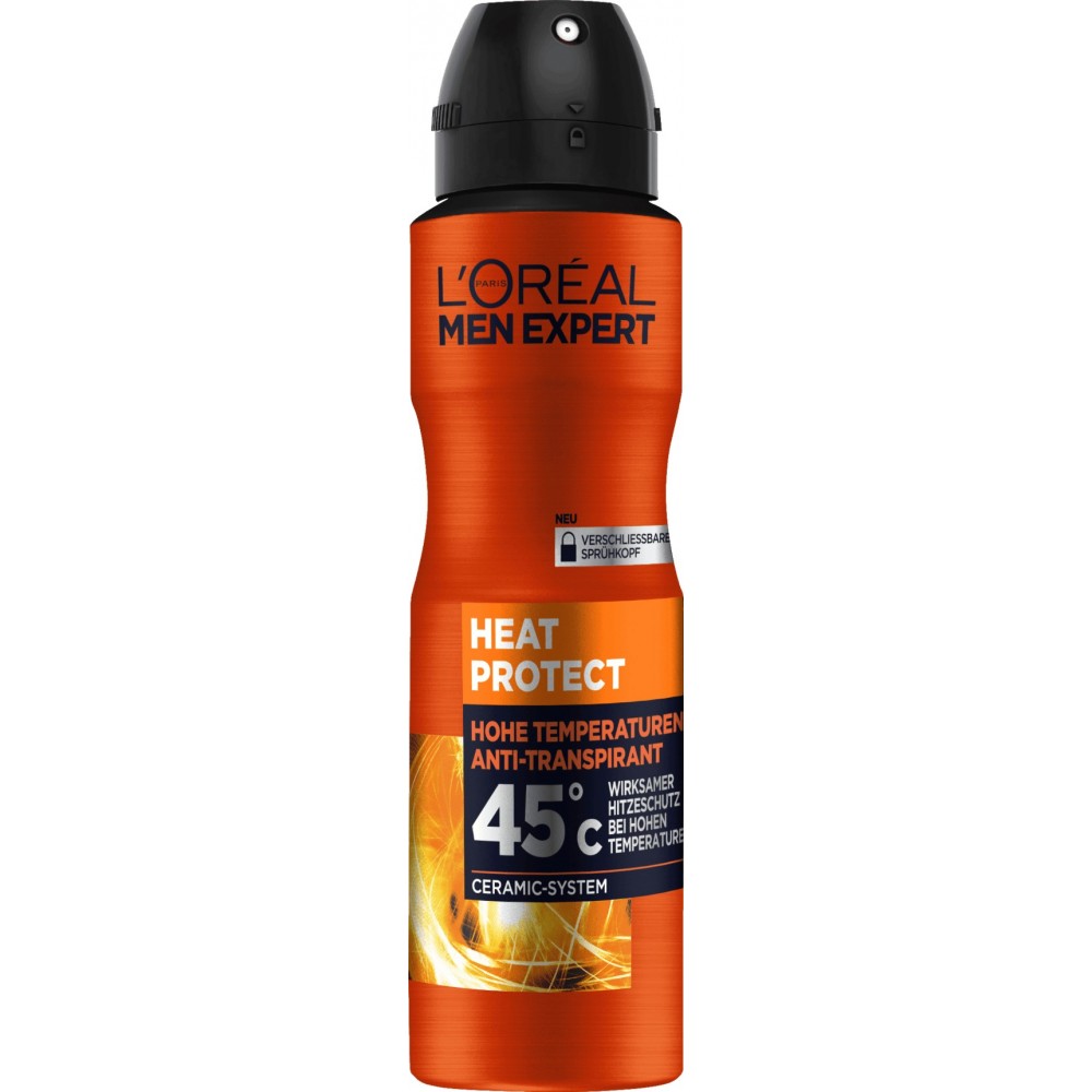 ДЕЗОДОРАНТ СПРЕЙ АНТИПЕРСПИРАНТ ТЕПЛОЗАЩИТА L'ORÉAL MEN EXPERT, 150 ML