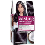  Крем-краска для волос без аммиака L'Oreal Paris Casting Creme Gloss 210 - Черный перламутровый 180 мл 
