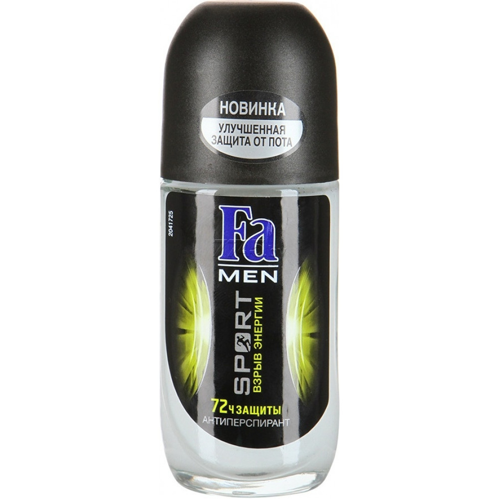 FA MEN Sport Double Power Power Boost / Sport Двойное Действие Взрыв Свежести Роликовый дезодорант-антиперспирант.