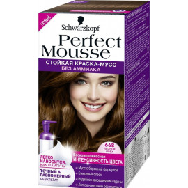 Стойкая краска-мусс для волос Perfect Mousse 668 Лесной орех 92.5 мл
