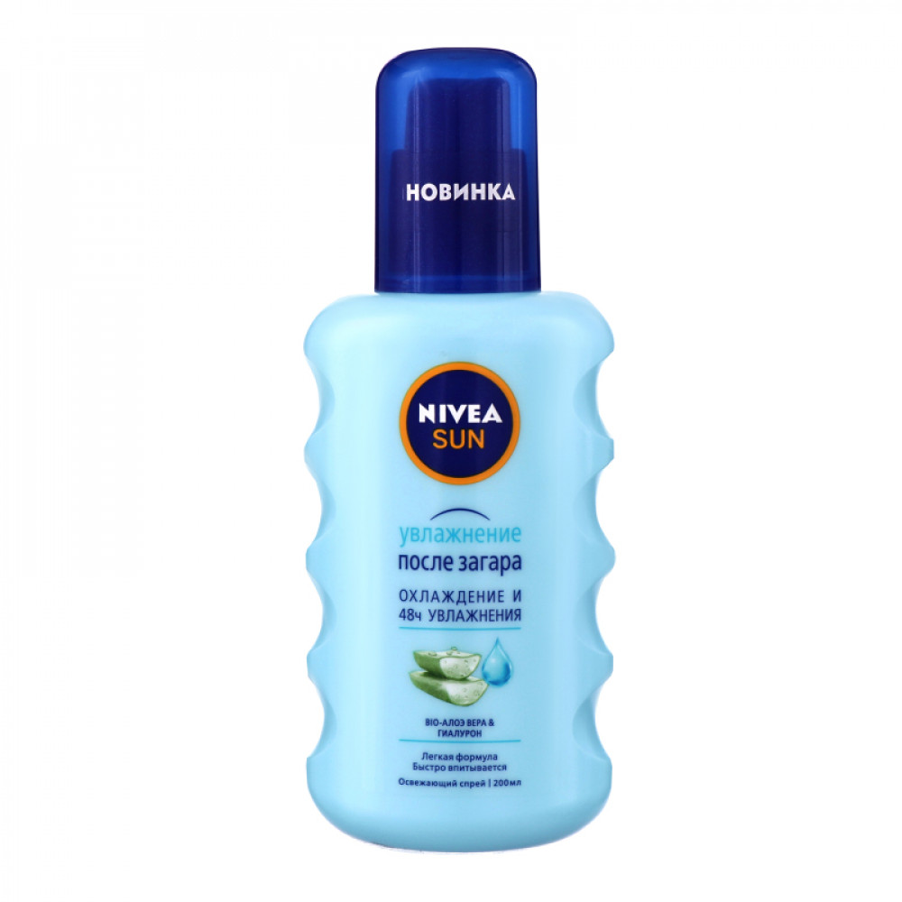 СПРЕЙ ОСВЕЖАЮЩИЙ УВЛАЖНЕНИЕ ПОСЛЕ ЗАГАРА NIVEA SUN 200МЛ