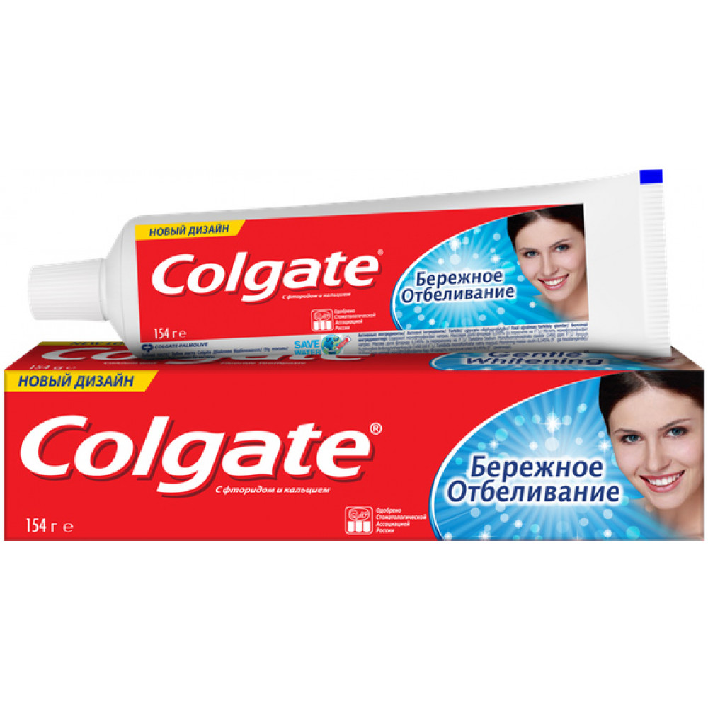 Зубная паста Colgate Бережное отбеливание 100 мл
