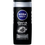 Гель для душа Nivea Men Сила угля мужской очищение без сухости кожи 250 мл