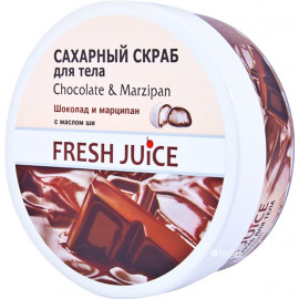 Сахарный скраб для тела Fresh Juice Chocolate & Мarzipan 225 мл 