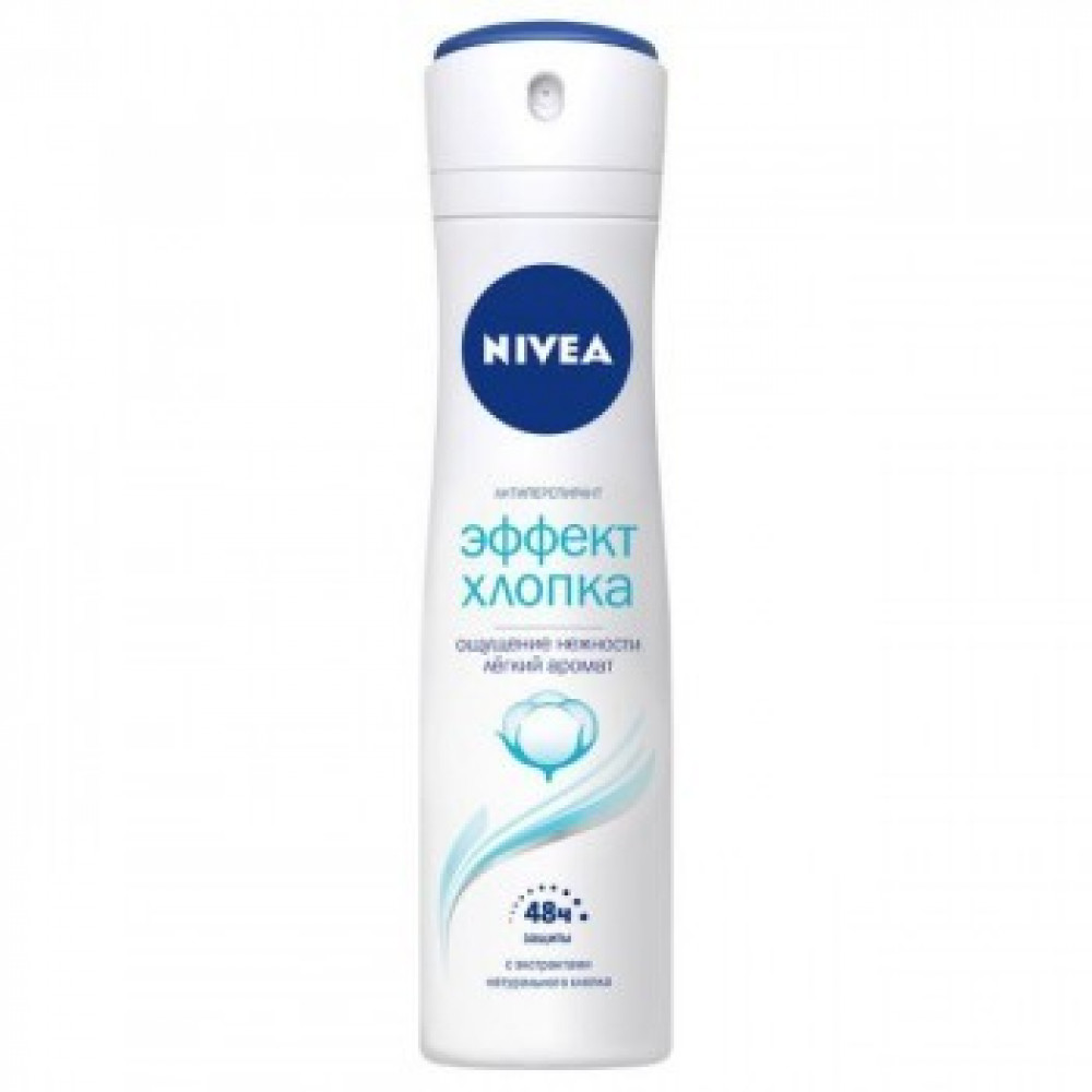 Дезодорант-антиперспирант Nivea Эффект хлопка 150 мл