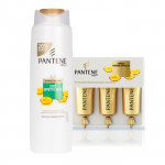 Pantene - Шампунь с гладким шелковым эффектом 250 мл + восстанавливающие ампулы 1 минута 3x15 мл