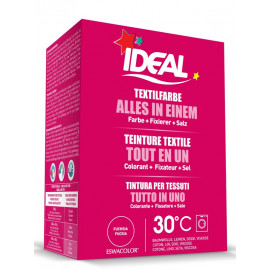 Ideal Текстильная краска Всё в одном для одежды и тканей Фуксия 230 гр